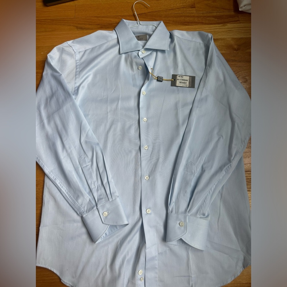 Canali Light Blue Dress Shirt